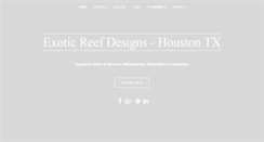 Desktop Screenshot of exoticreefdesigns.com